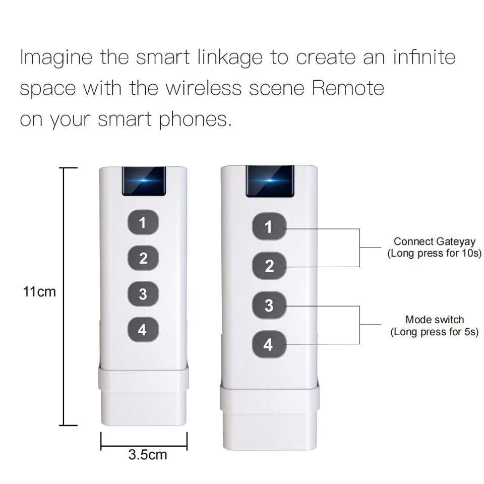 Tuya ZigBee Intelligent Scene  - огляд і ціна Tuya 4 Channel