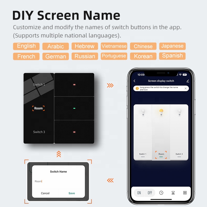 Home Wall Switch EU UK Standar - огляд і ціна Tuya Smart
