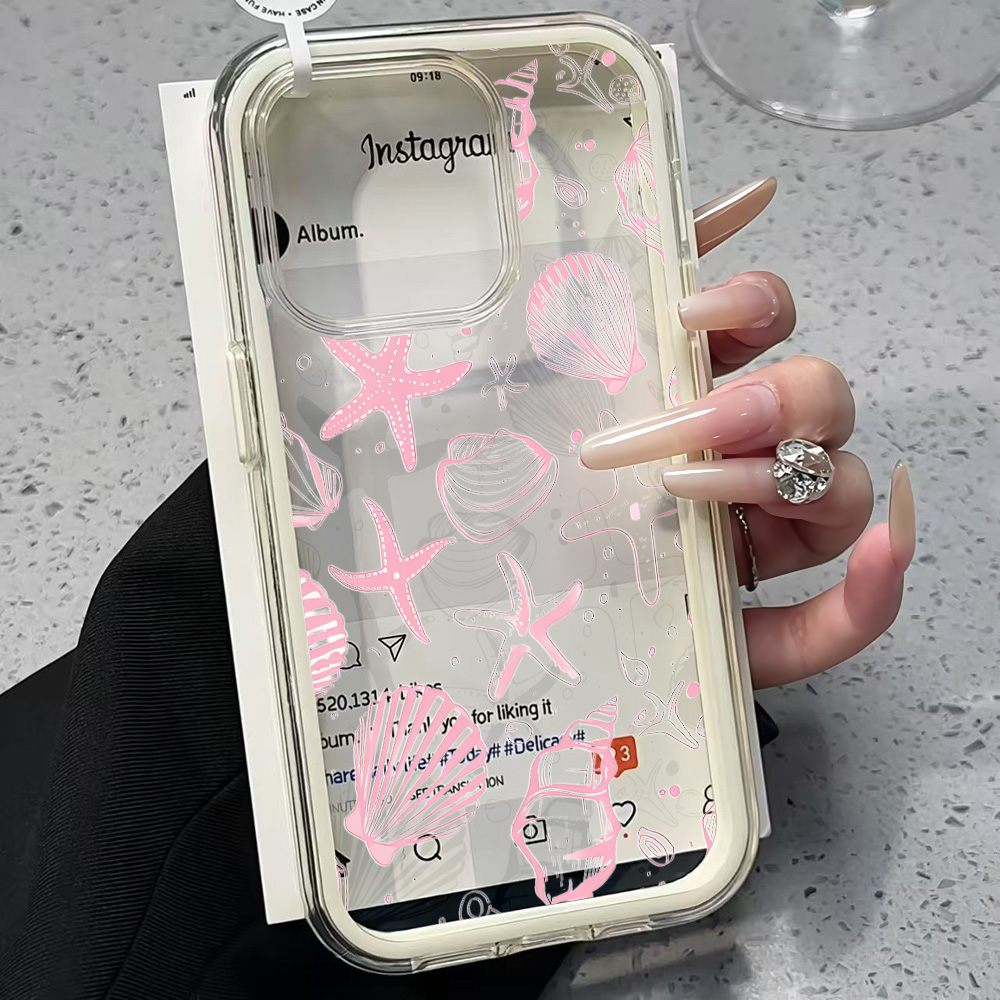 Summer Pink Seashell Clear Pho - огляд і ціна Shelly