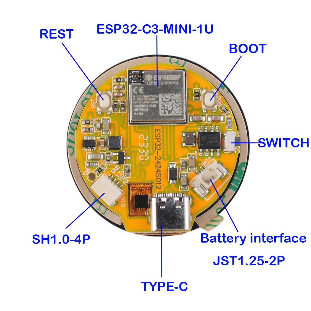 1.28 Inch ESP32 Display ESP32- - огляд і ціна Smart Home Module Iot